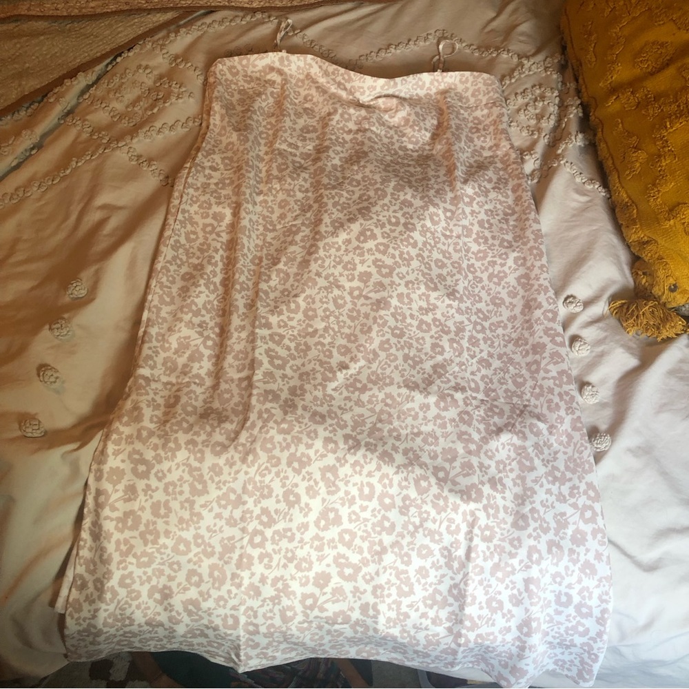 XL Target Slip Dress Floral Beige NWT - Picture 6 of 8